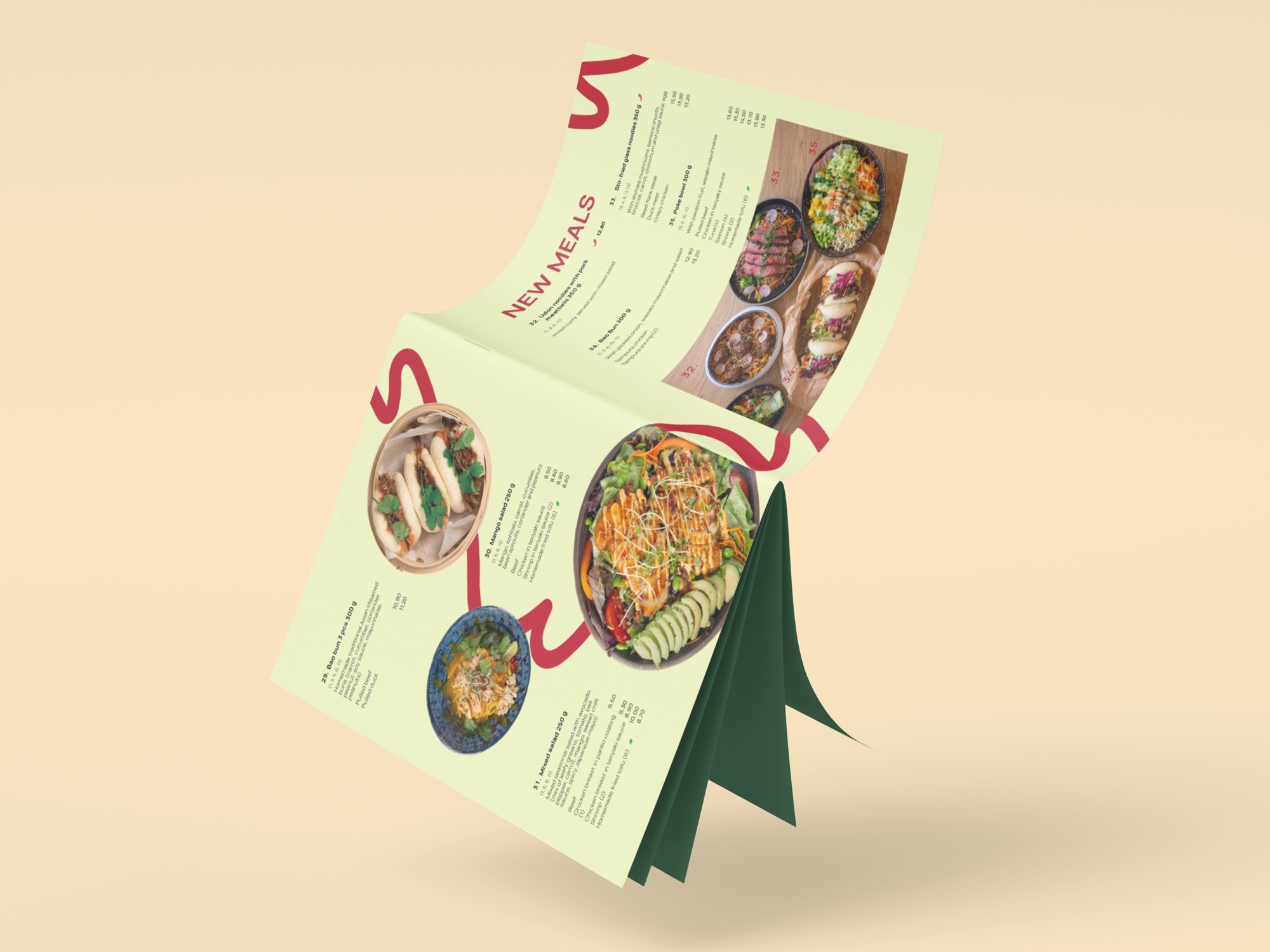 New meals seasonal booklet mockup